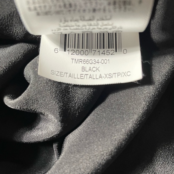 NWT BCBG women’s Black Lace Overlay Sleeveless Dress Size XS - Picture 6 of 7